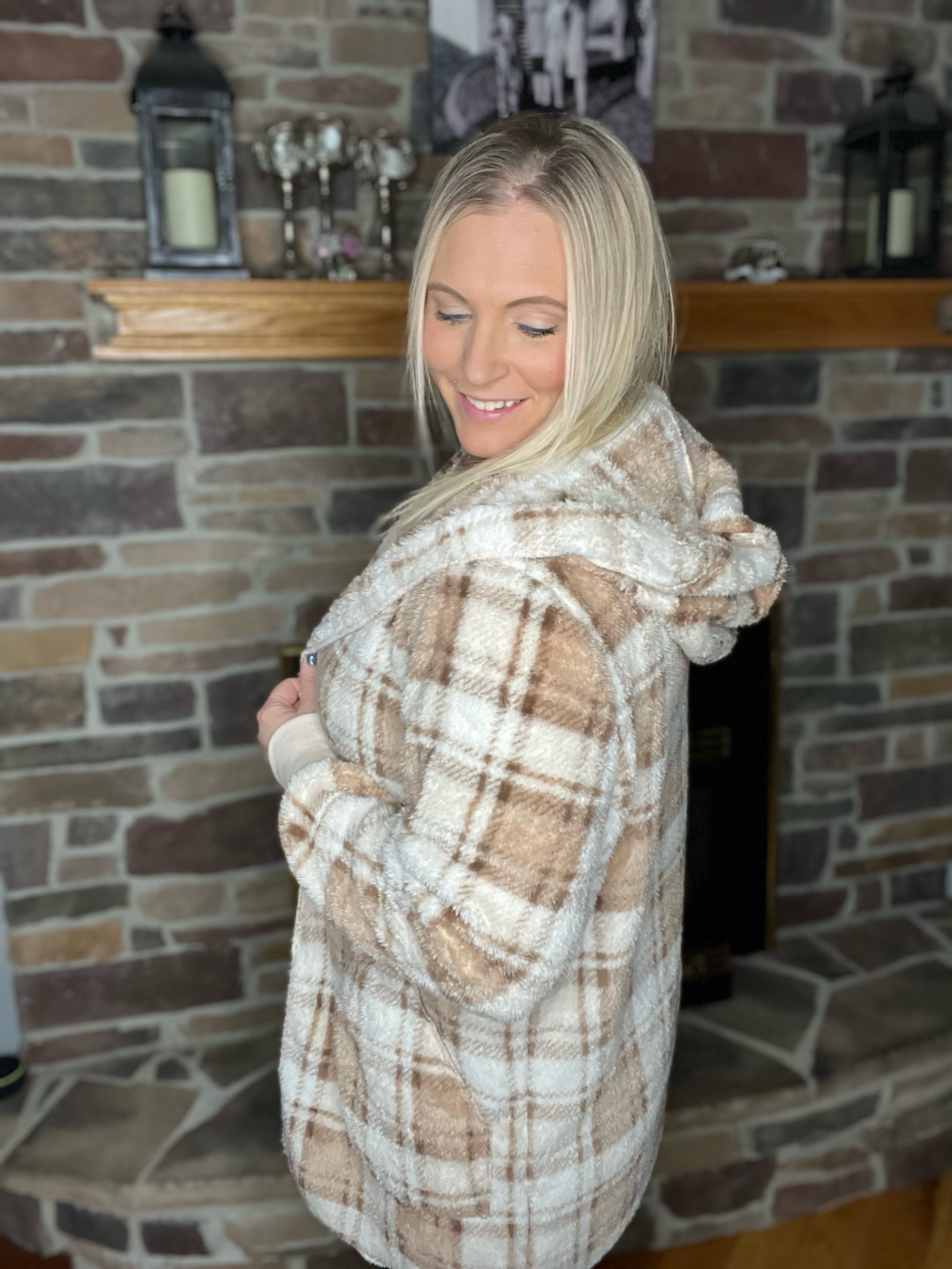 Remember Everything Hooded Plaid FINAL SALE