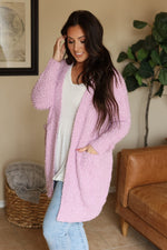 Load image into Gallery viewer, Fuzzy Cardigan - Lilac
