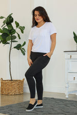 Load image into Gallery viewer, Athleisure Leggings - Black
