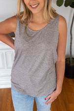 Load image into Gallery viewer, Tiffany Tank - Grey FINAL SALE
