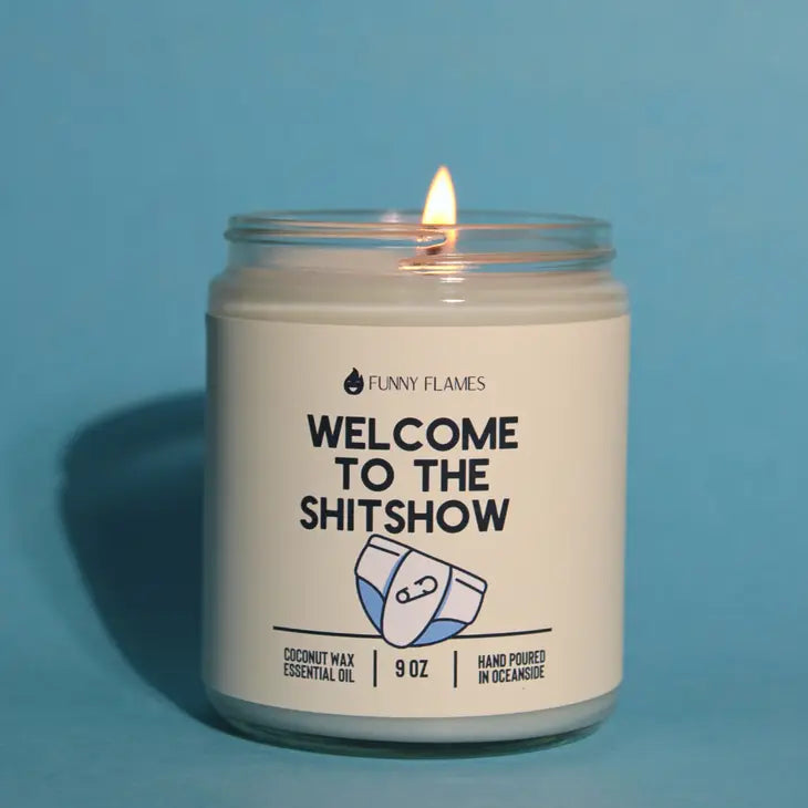 New Parent Funny Flames Candle
