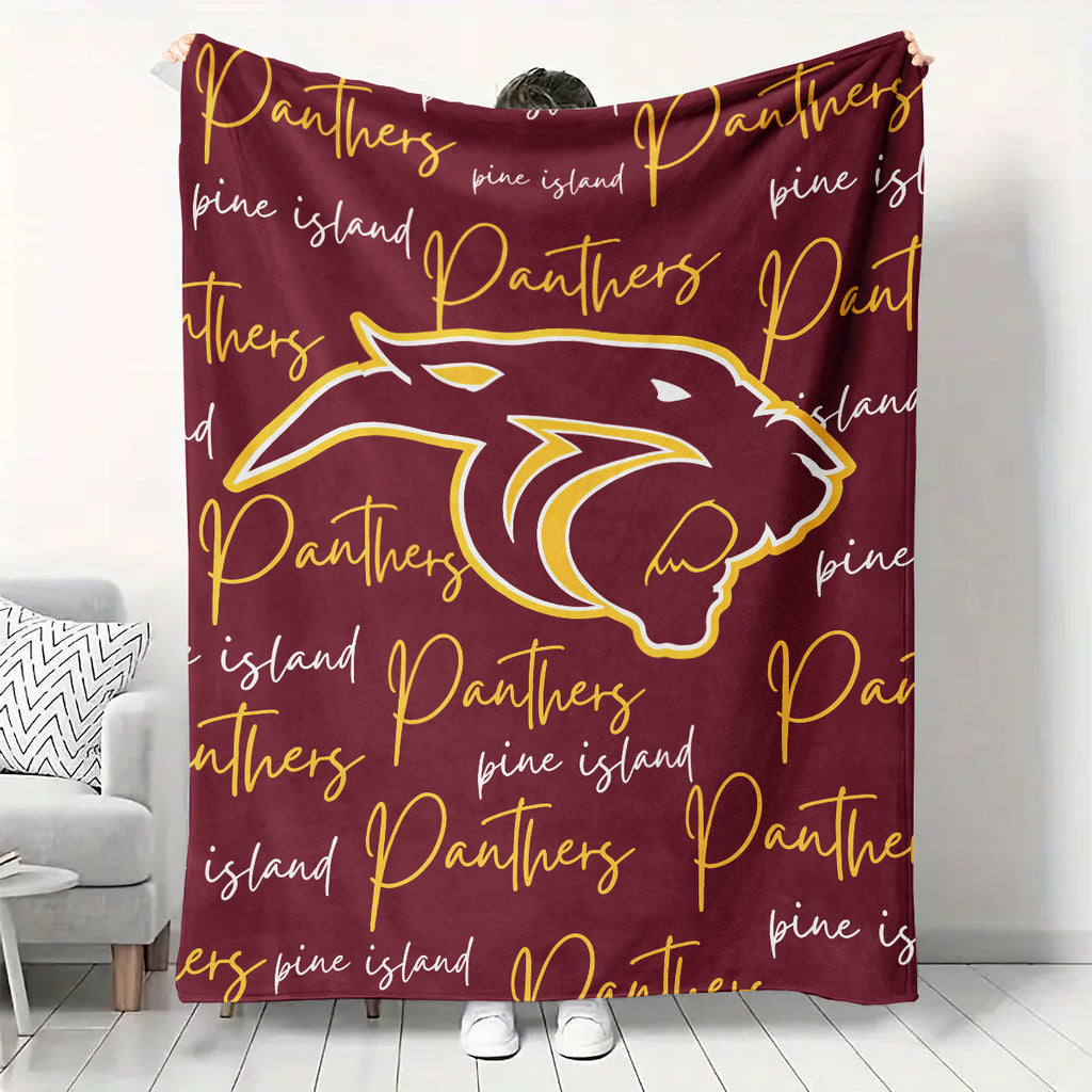 Pine Island Panthers Fleece Blanket