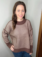 Load image into Gallery viewer, Timeless Sweater in Brown
