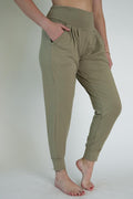 Harem Pants in Light Olive