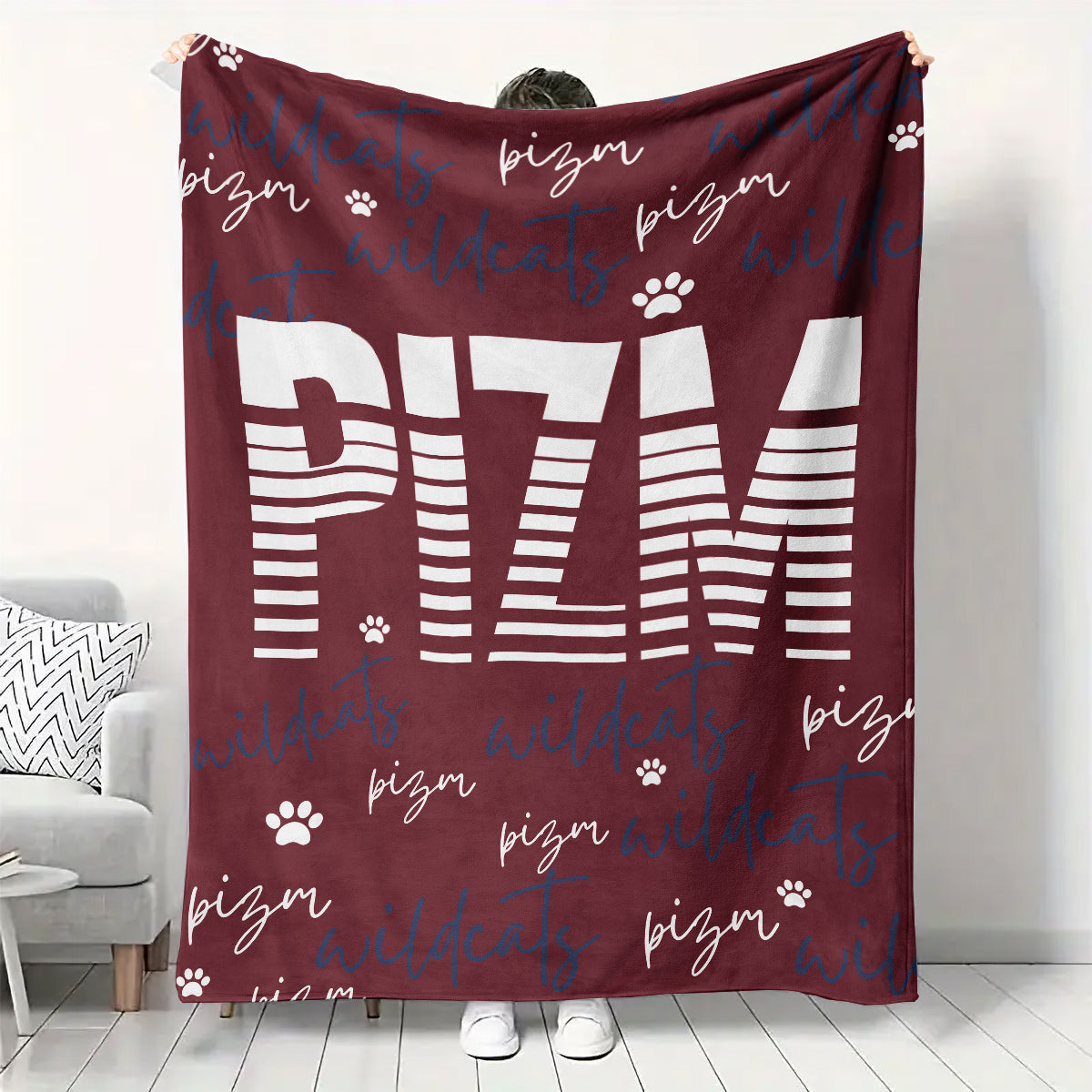 PRE-ORDER PIZM Wildcats Fleece Blanket