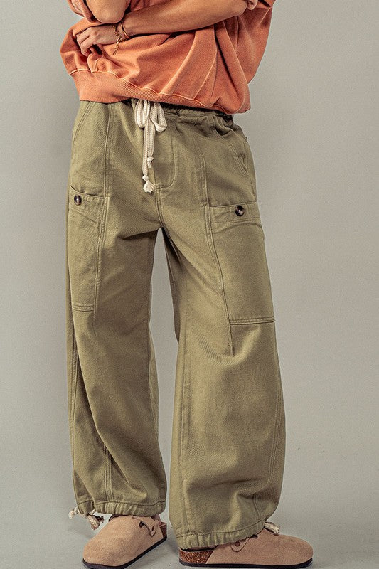 Urban Flex Cargo Pants in Olive FINAL SALE