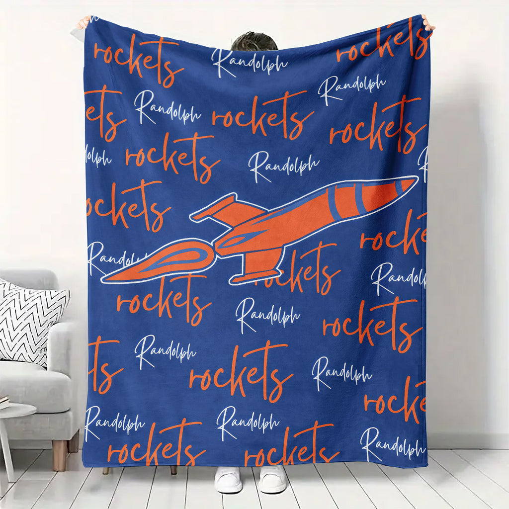 Randolph Rockets Fleece Blanket