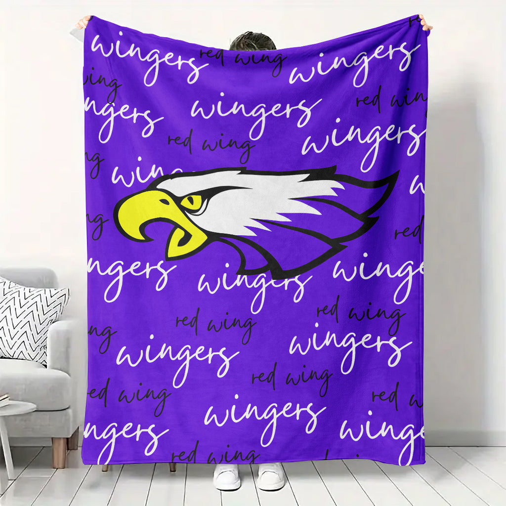 Red Wing Wingers Fleece Blanket