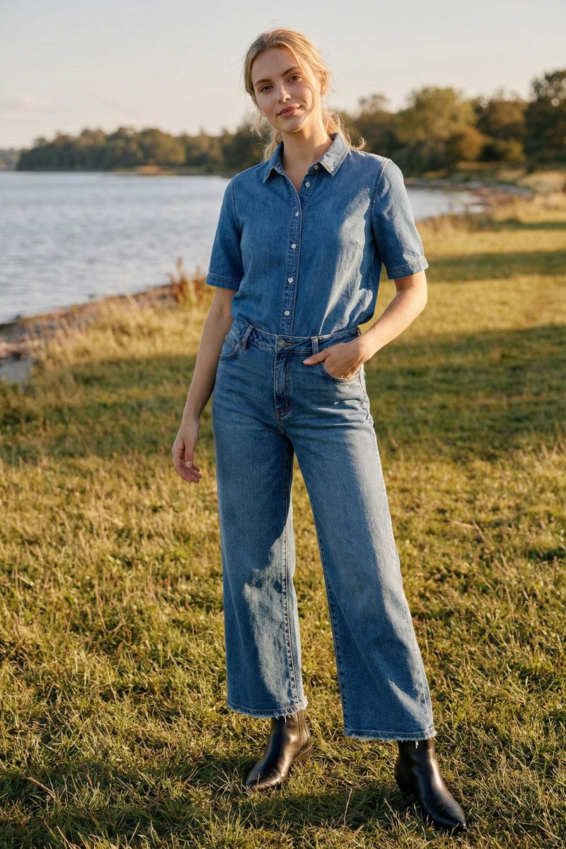 Insight Wide Leg Jeans by Artemis Vintage