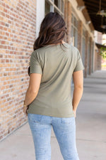 Load image into Gallery viewer, Chloe Cozy Tee - Olive
