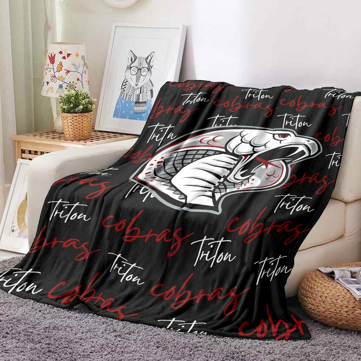 PRE-ORDER Triton Cobras Fleece Blanket