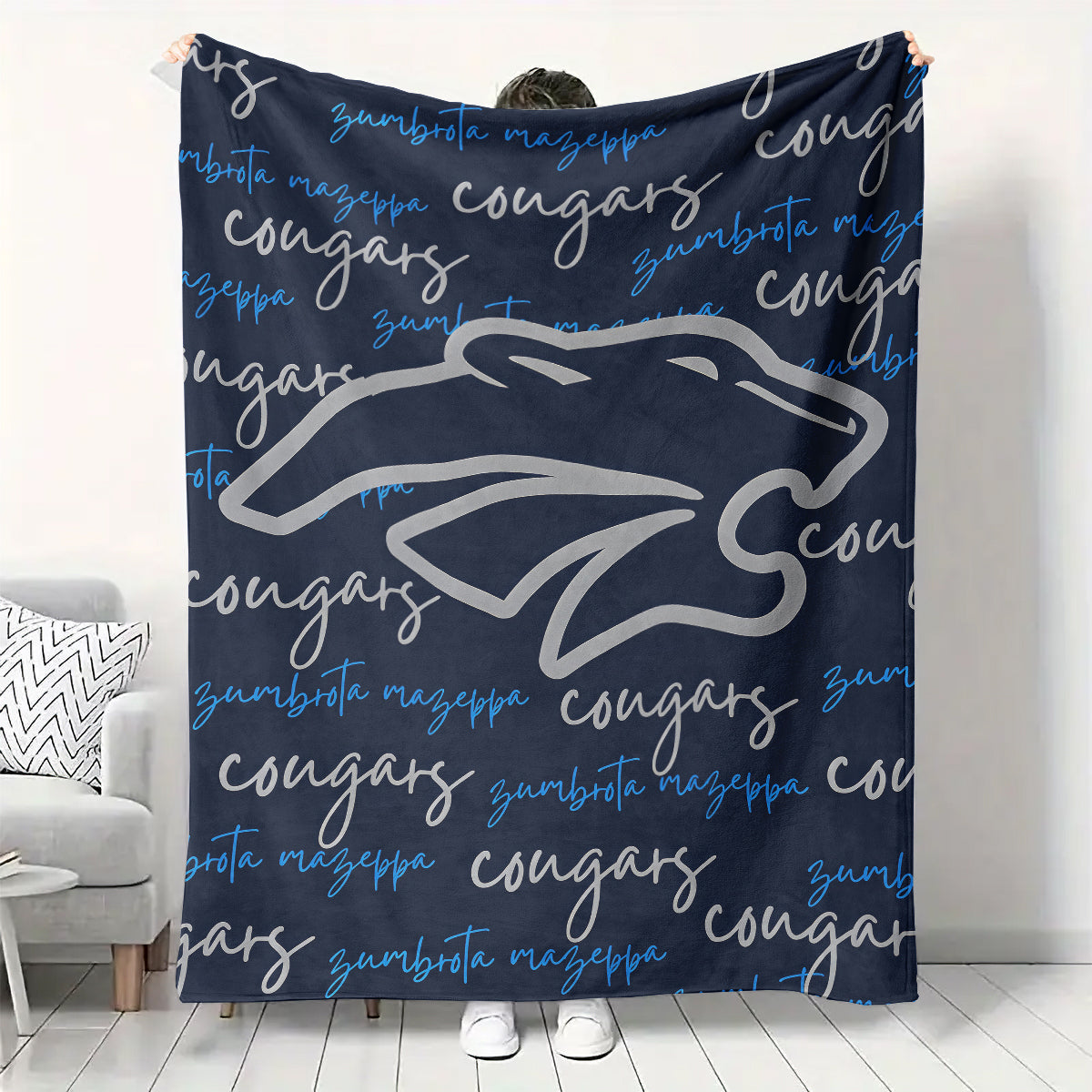 Zumbrota Mazeppa Cougars Fleece Blanket