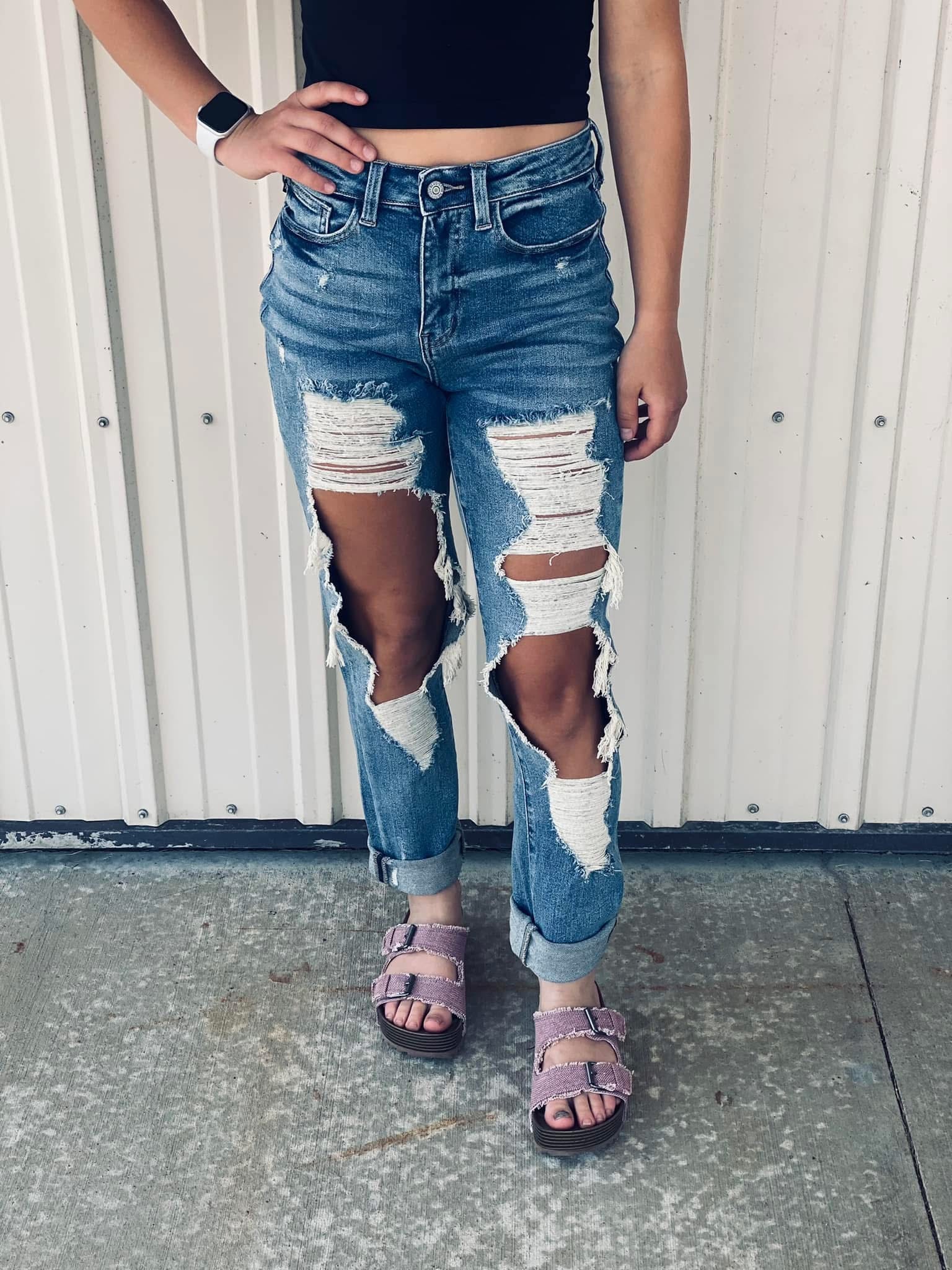 See You Soon Vintage Straight Leg Judy Blue Jeans FINAL SALE