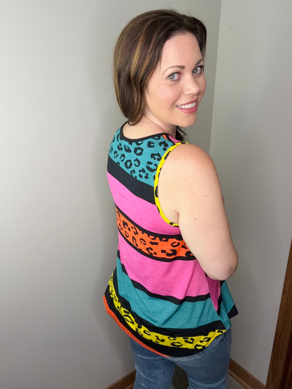 Wild Stripes Tank FINAL SALE