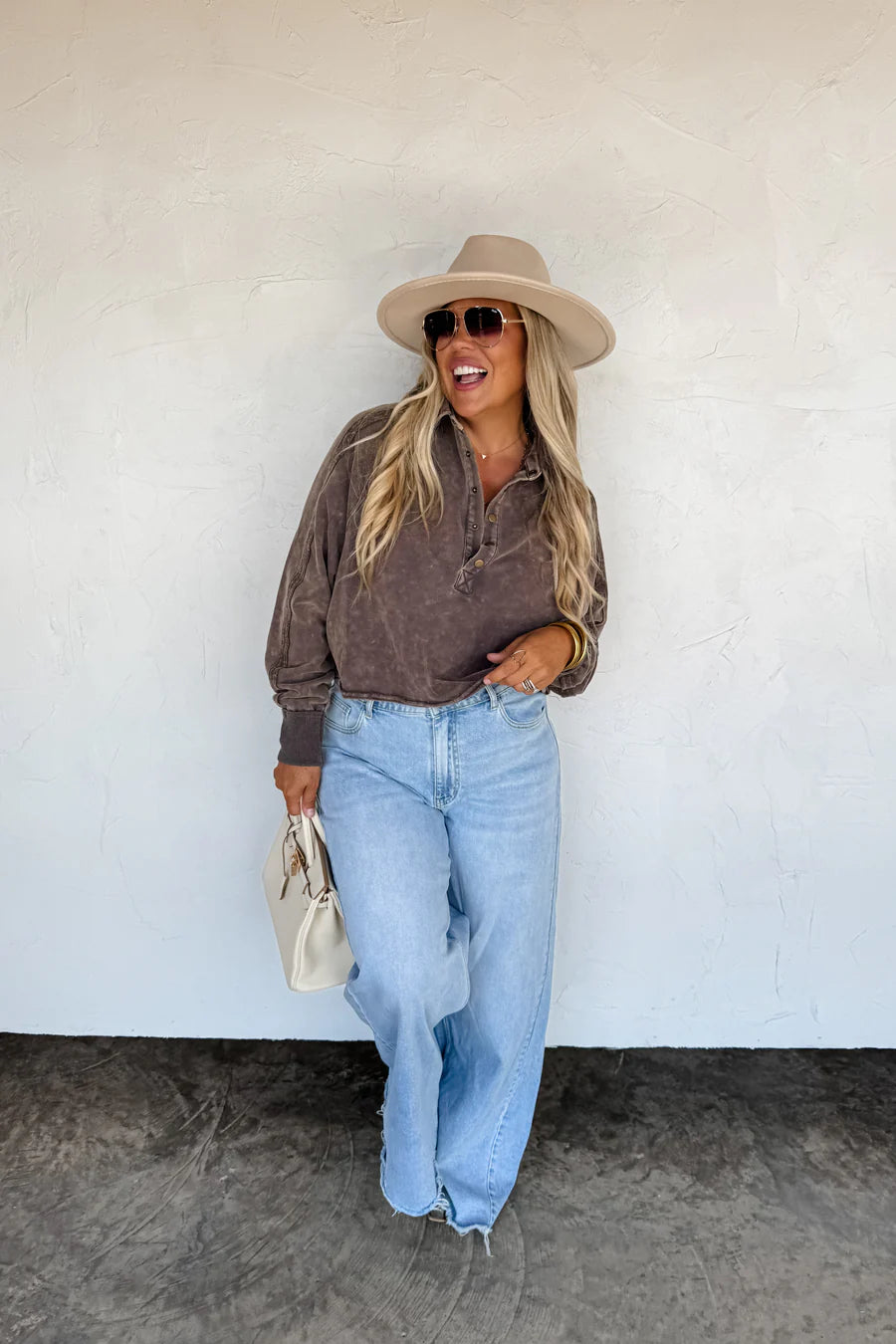 Quincy Wide Leg Jeans