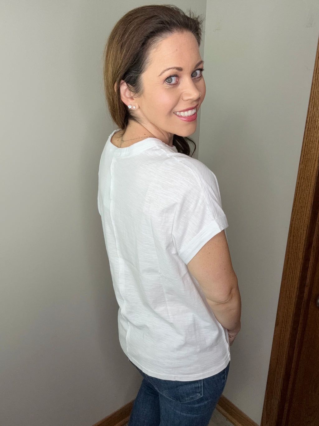 Better Days Tee in White FINAL SALE