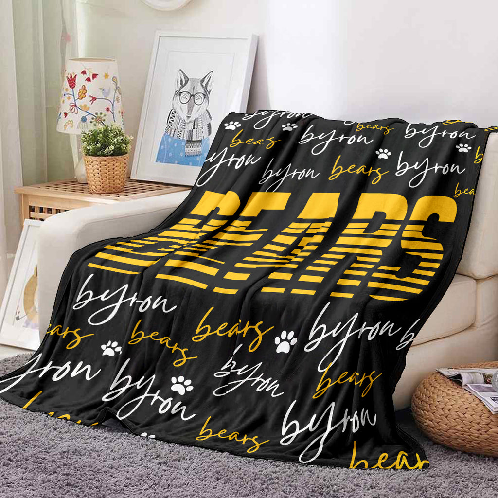 Byron Bears Fleece Blanket