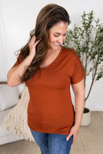 Load image into Gallery viewer, ***Chloe Cozy Tee - Rust
