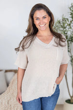 Load image into Gallery viewer, Hallie Open Knit Top
