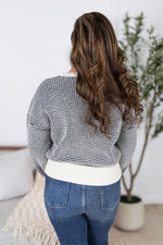 Load image into Gallery viewer, ***Charlotte Sweater - Black and Cream
