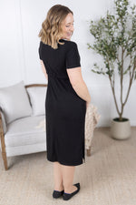 Load image into Gallery viewer, Gracelynn Midi Dress - Black
