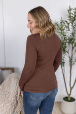 Load image into Gallery viewer, SALE! Alyssa Long Sleeve Top - Brown

