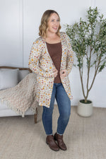 Load image into Gallery viewer, SALE! Classic Cardigan - Fall Vintage Floral
