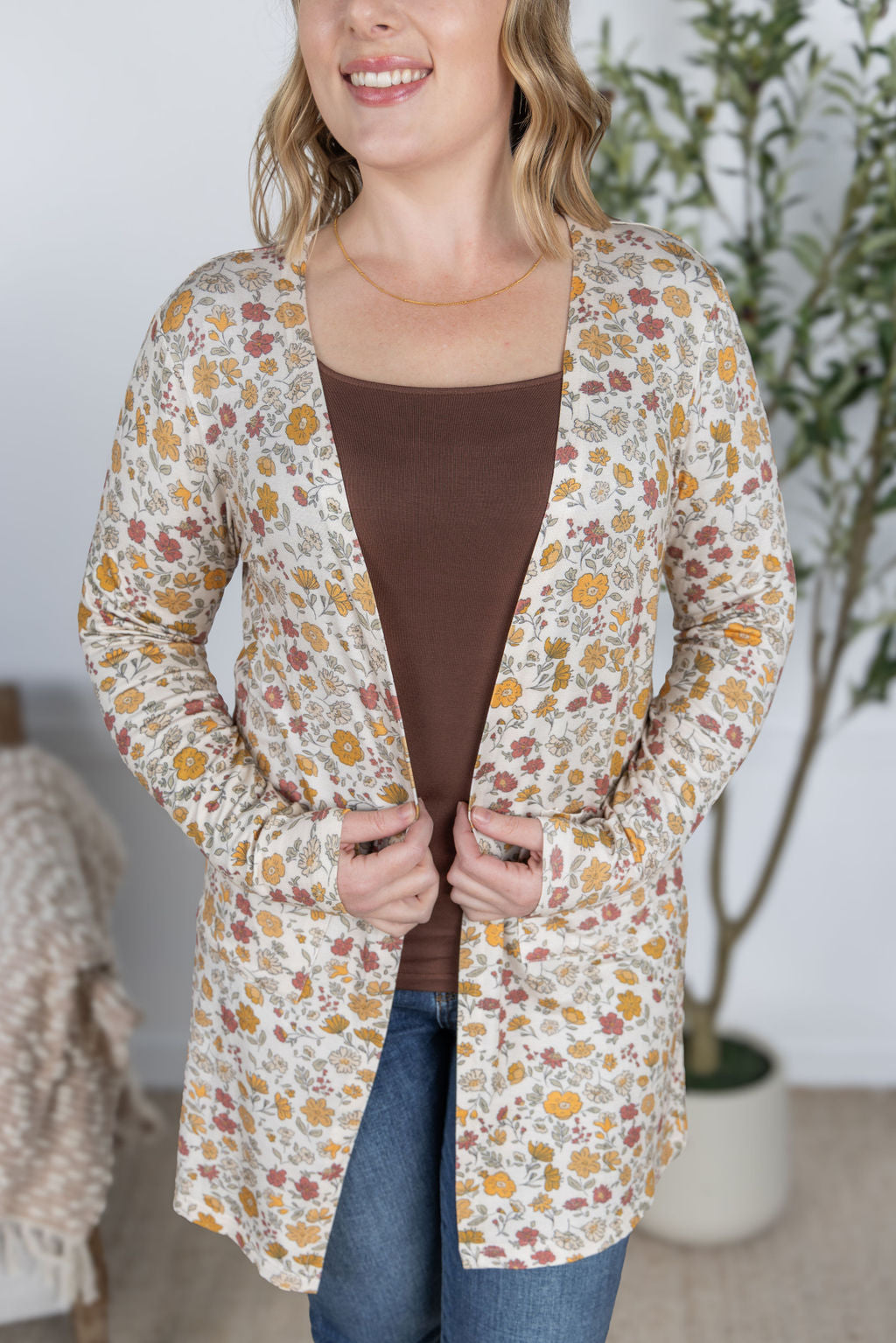 SALE! Classic Cardigan - Fall Vintage Floral