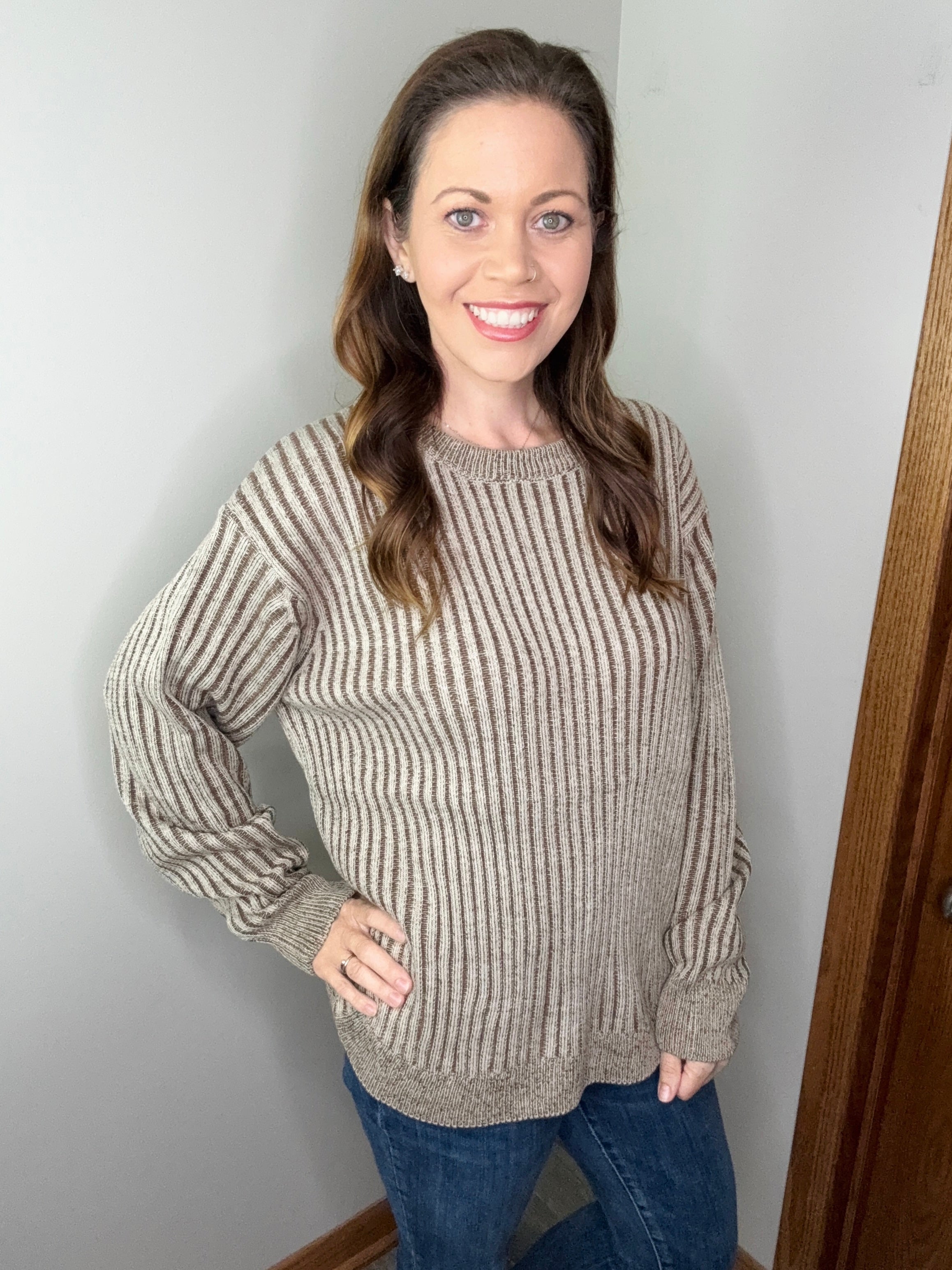 Existence Sweater in Brown