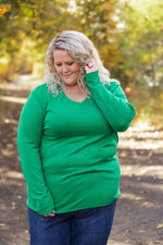 Load image into Gallery viewer, Leah Long Sleeve Top - Green
