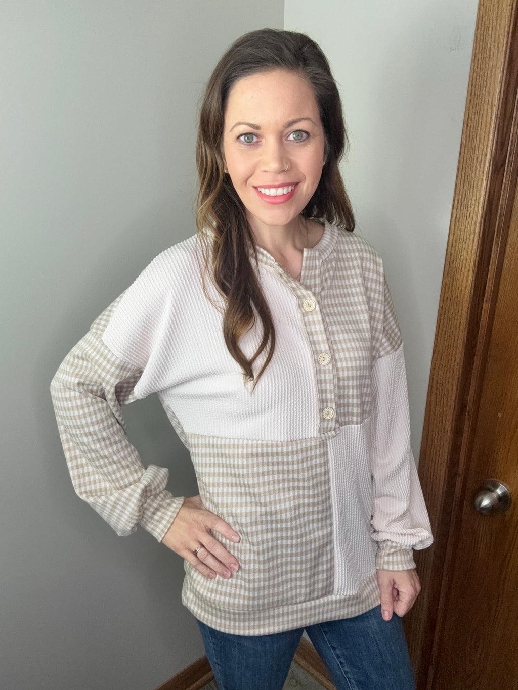 Easy Does It Henley Top