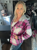 Load image into Gallery viewer, The Haven Shacket in Plum
