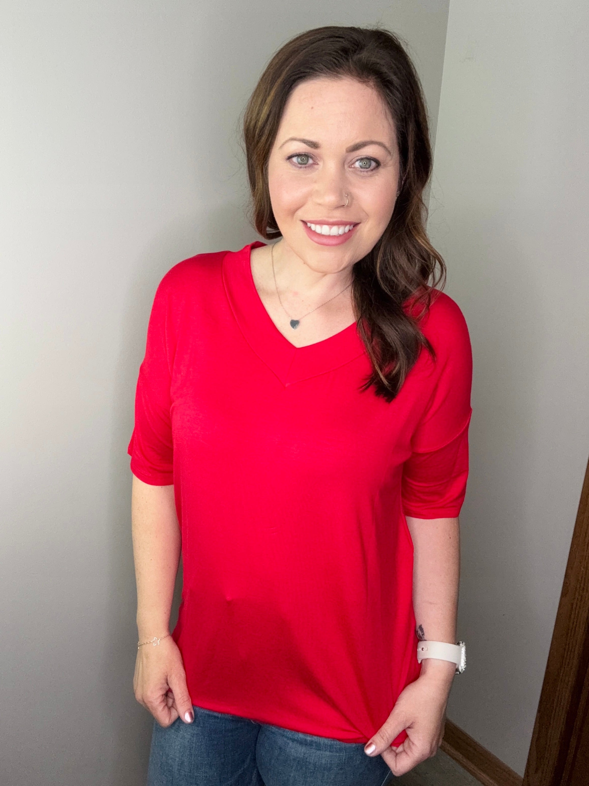 Remember Me Top In Red FINAL SALE