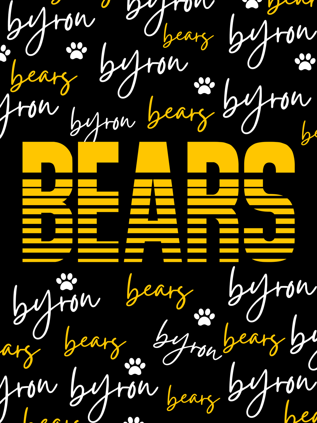 Byron Bears Fleece Blanket