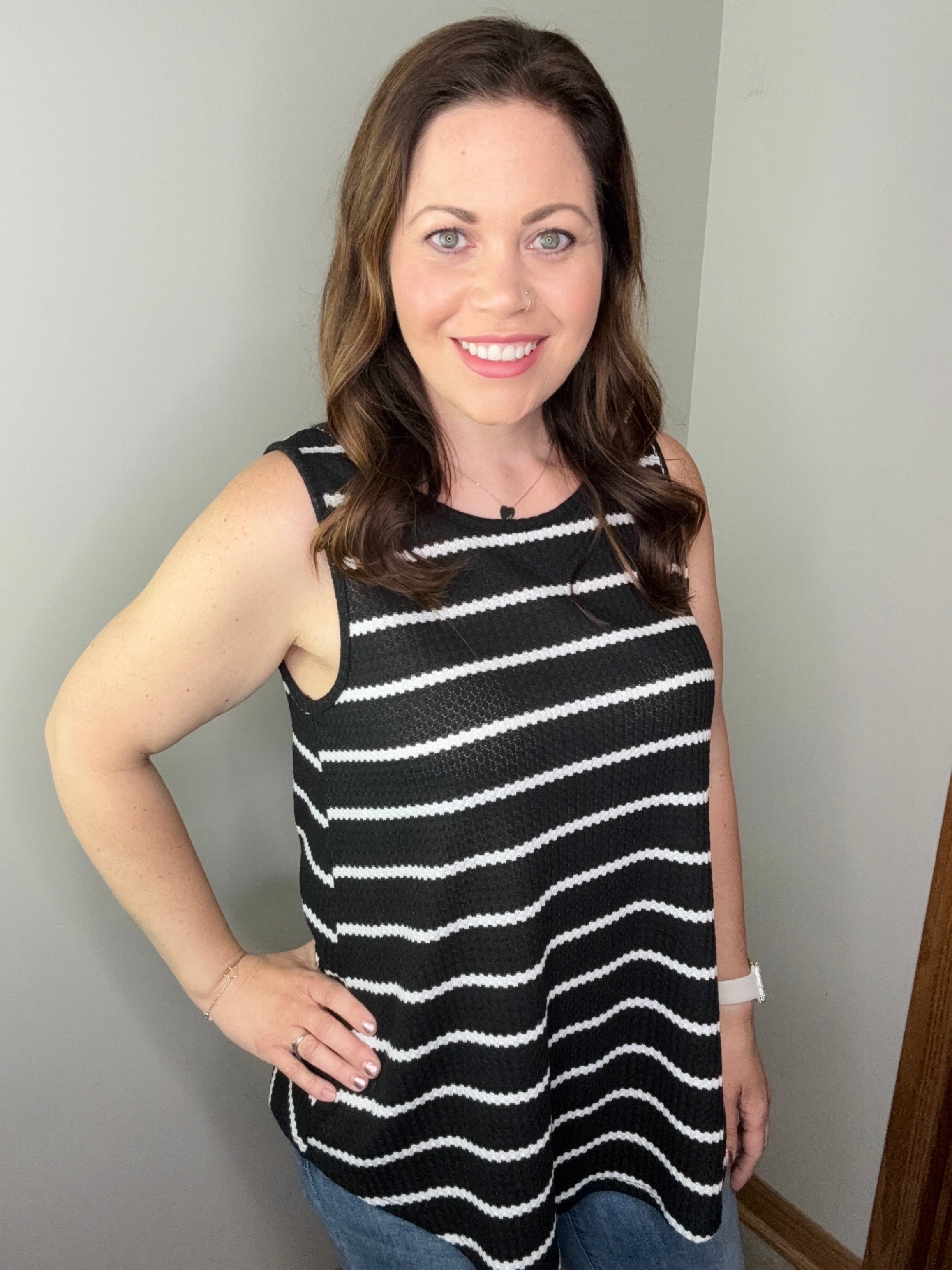 Think About It Tank In Black FINAL SALE