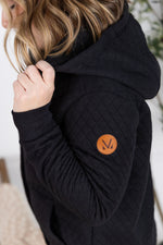 Load image into Gallery viewer, Kyla Zipper Snap Jacket - Black
