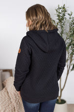 Load image into Gallery viewer, Kyla Zipper Snap Jacket - Black
