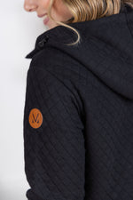 Load image into Gallery viewer, Kyla Zipper Snap Jacket - Black
