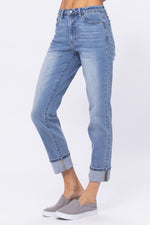 Load image into Gallery viewer, Did It All Judy Blue Boyfriend Jeans
