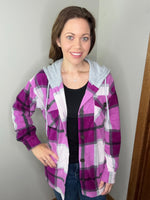 Load image into Gallery viewer, The Haven Shacket in Plum
