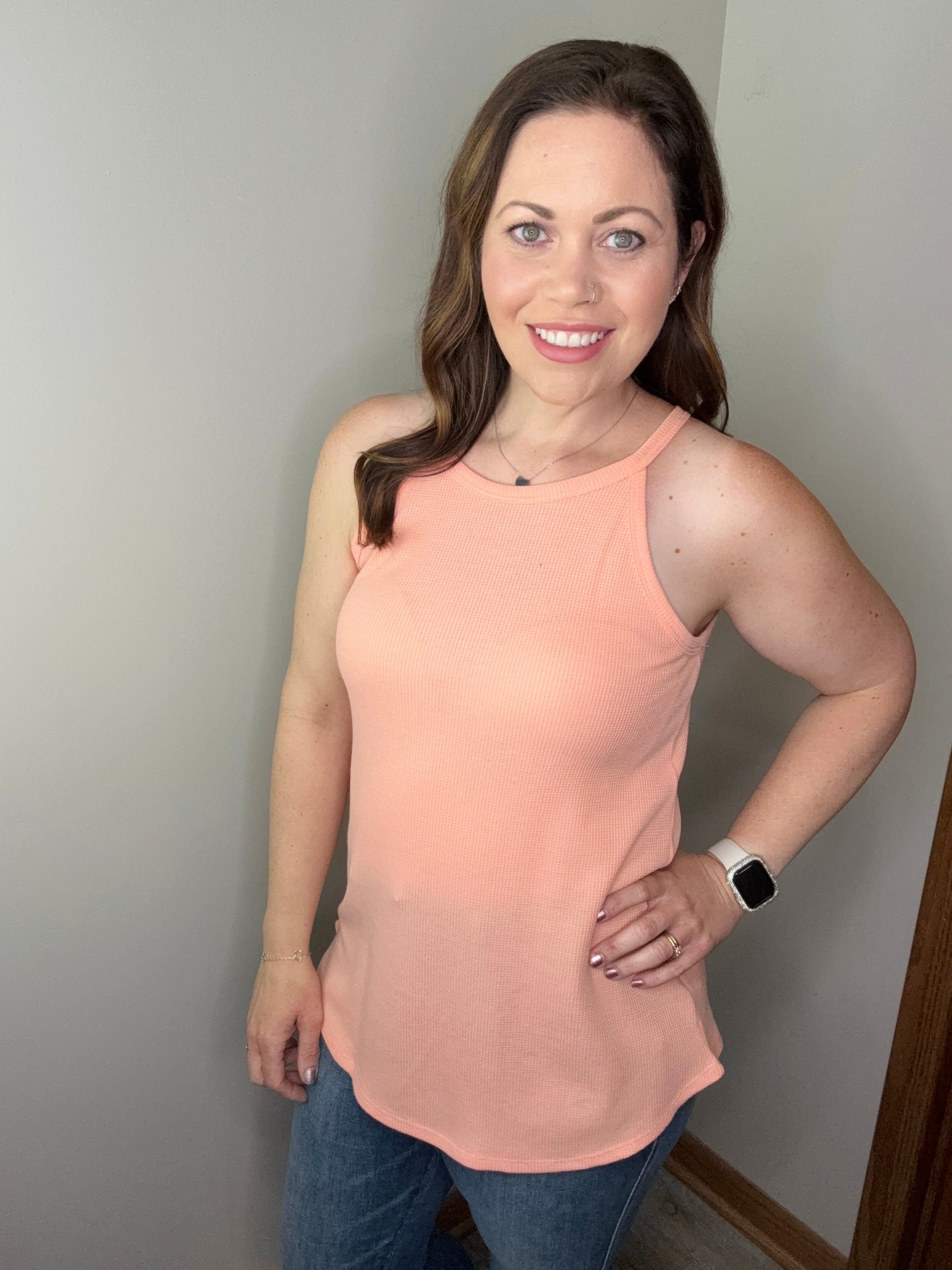 Orange Surprised Tank FINAL SALE