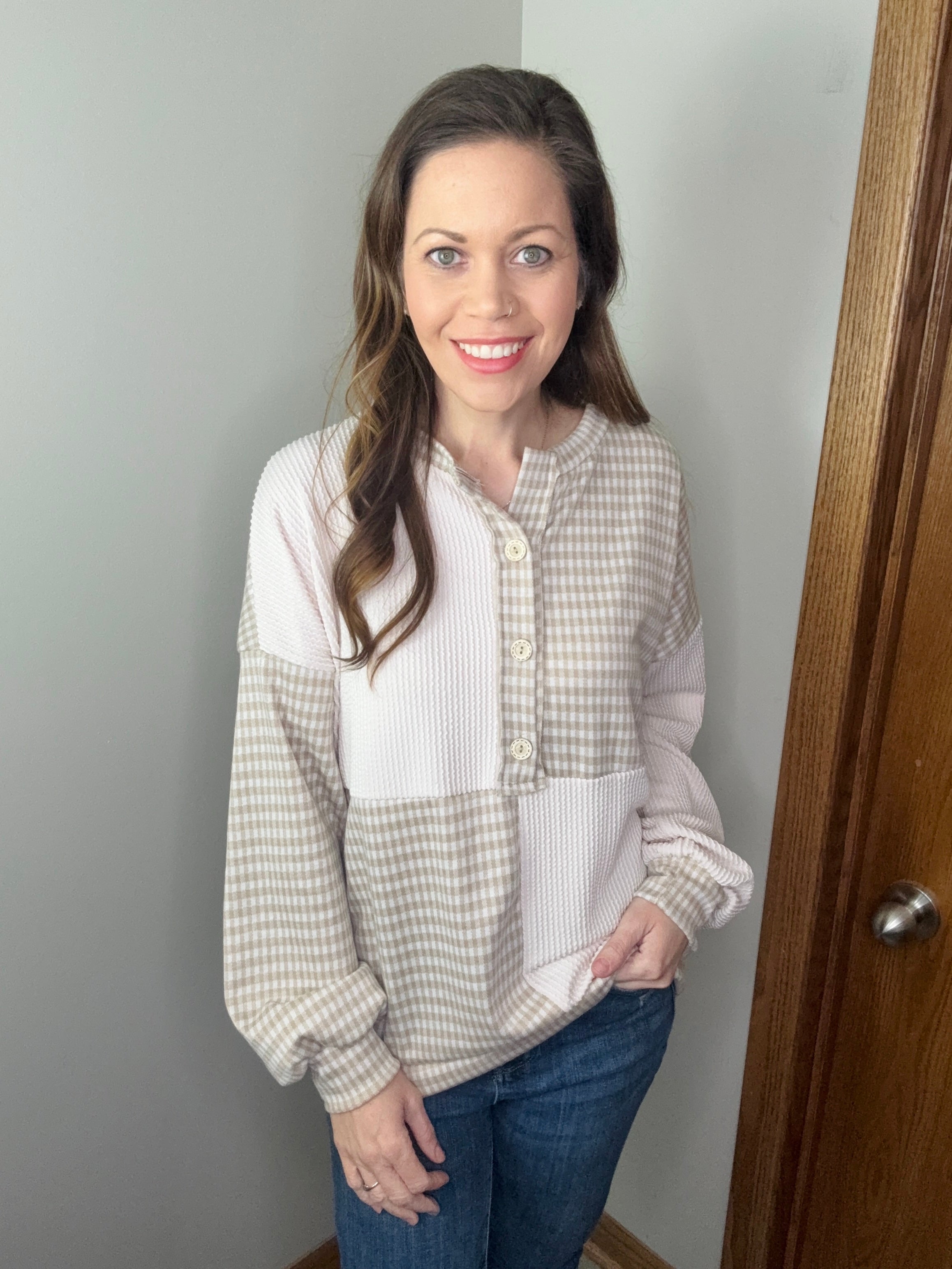 Easy Does It Henley Top