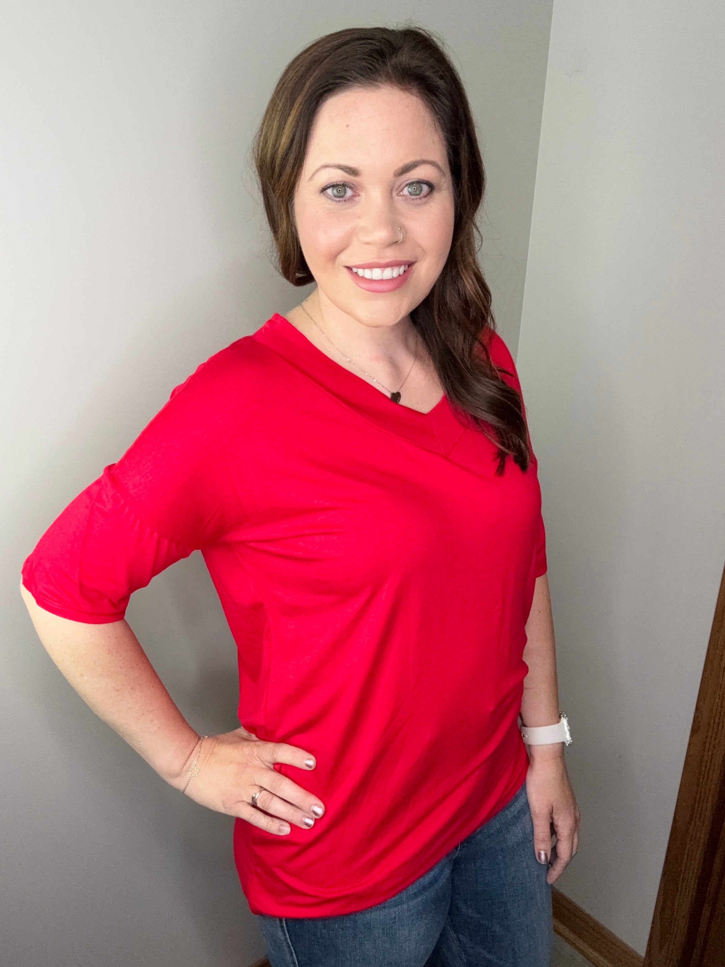 Remember Me Top In Red FINAL SALE