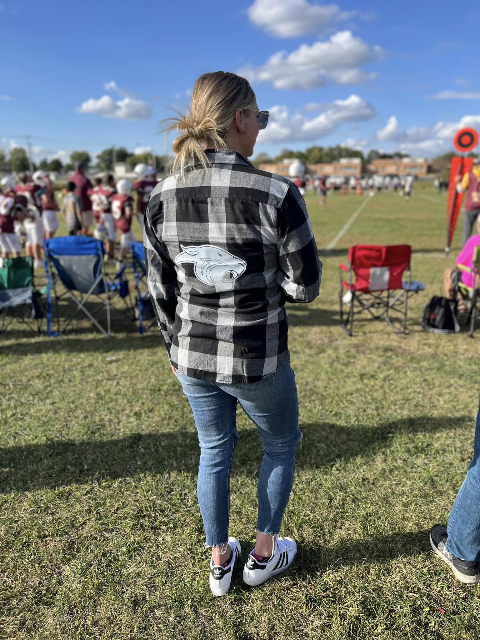 Panthers Classic Flannel in Black/Gray