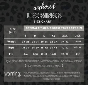 Anchors Away Full Length Leggings With Pockets