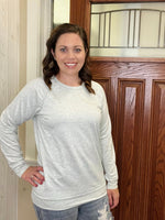 Load image into Gallery viewer, **Kayla Lightweight Pullover - Light Grey

