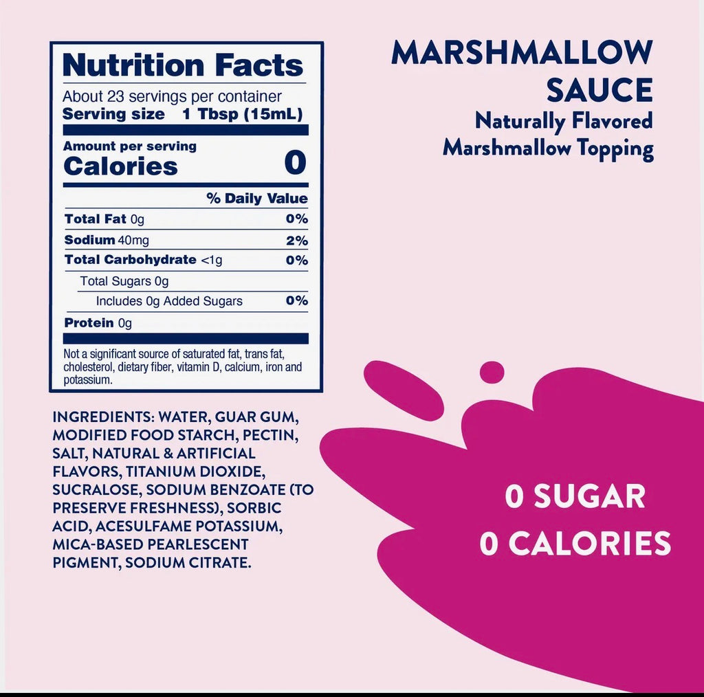 Sugar Free Marshmallow Sauce