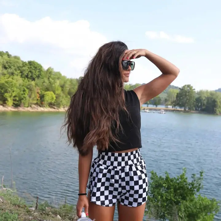 Indy Checkered Shorts FINAL SALE