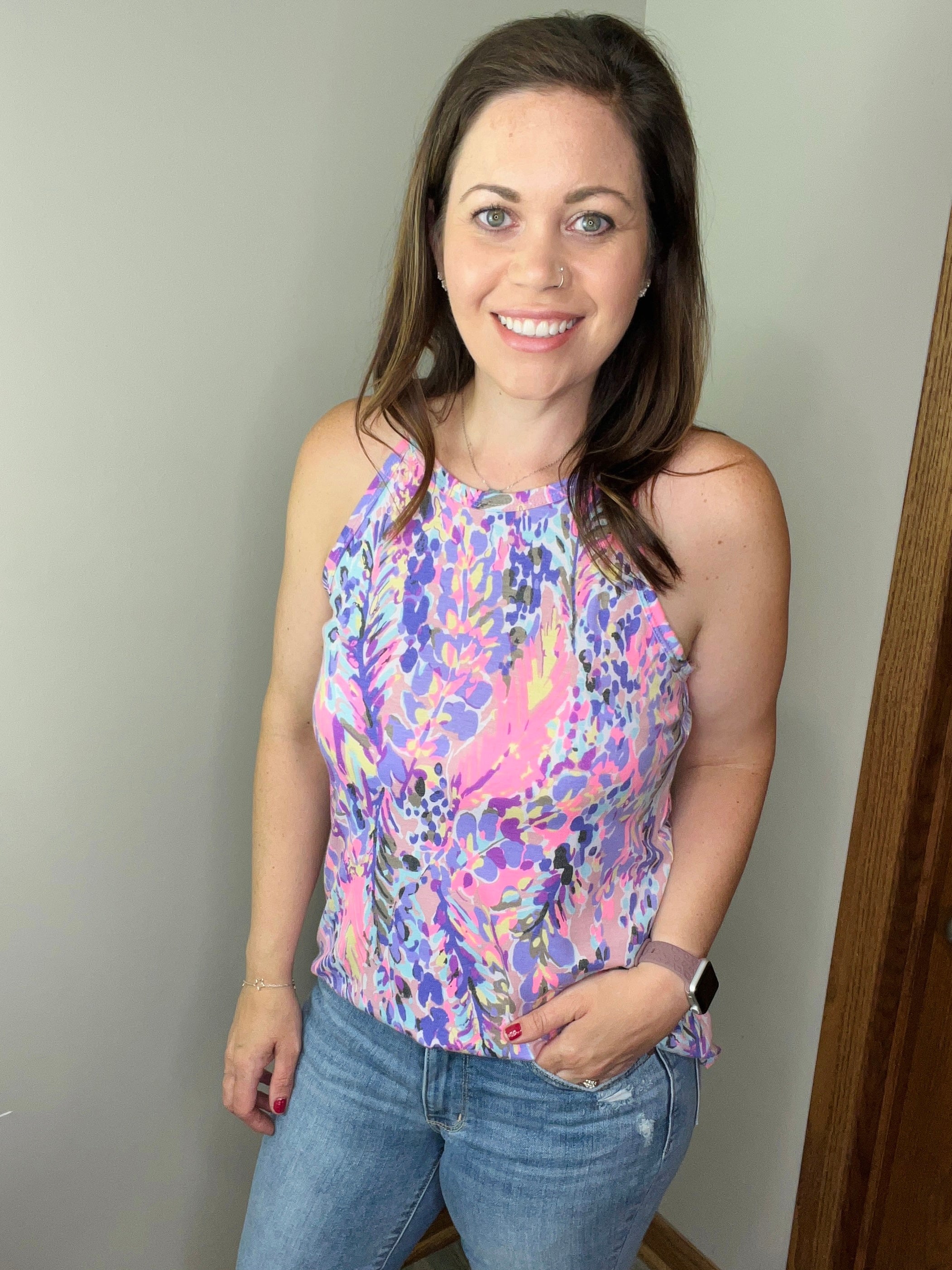 Hold Me Up Tank In Plum FINAL SALE