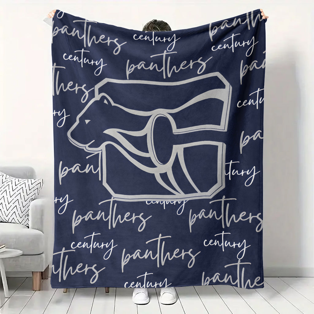 Century Panthers Fleece Blanket